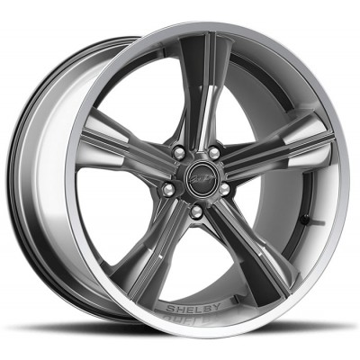 Carroll Shelby Wheel CS-11 Gloss Silver 20'' x 11'' 2005-2023 Mustang GT/V6/EcoBoost + 2007-2014 GT500 rear 